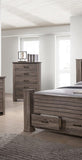 ZNTS Natural Finish Striking Wooden 1pc Chest Of Drawers Storage Bedroom Furniture Rustic Gray Oak / B011P193967