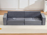 14 PCS Modular Kids Play Couch, Child Sectional Sofa, Versatile Toddler Soft Building Blocks Sofa W3523P450127
