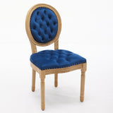 French Style Solid Wood Frame Antique Painting,Hand-pulled buckle decoration Velvet artificial W1143P195872