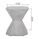 Outdoor LightWeight Concrete Side Table 73453.00