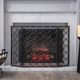 ZNTS FIRE SCREEN 65179.00BLKSILV