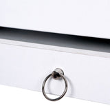 Hair Salon Storage Cart with Wheels & 3 Hair Dryer Holders & 4 Drawers & Lock & 2 Keys, Hairdressing 65337402