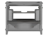 30" Bathroom Vanity without Sink, Base Only, Multi-functional Bathroom Cabinet with Doors and WF306250AAE