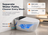 Smart Toilet With Bidet Built In Tank, One-piece Bidet Toilet Seat, Auto Flush, Auto W3598P573059
