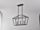 3-Light Farmhouse Kitchen Island Lighting,3 Light Industrial Linear Chandelier for Dining Room Metal W5008P465017