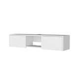 White 2-Door Floating TV Stand B062P175187