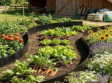 6-Pack Steel Landscape Edging 40 x 8 in, Heavy Duty Rust-Resistant Bendable Garden Border for Flower 39998171