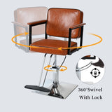 ZNTS Classic Barber Chair,Styling Salon Chair with Hydraulic Pump Swivel Barber Chair,for Beauty Salon WF323429AAR