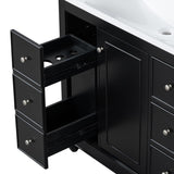 36" Black Bathroom vanity N729P179571B