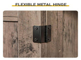 Grey Washed Finish, Melamine-Faced MDF, 23.62*11.81*43.31in, 2-Drawer 2-Door Bathroom Tall Cabinet 22439631