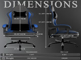 Gaming Chair with Pocket Spring Cushion and Footrest, Ergonomic Computer Chair for Adults, 32392327