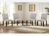 Dinings Only, Wooden Dinings Set of 4, Kitchen with Padded Seat, Upholstered Side W1998P375155