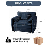 Oversized 41.73" Sofa Chair, Modern Upholstered Armchair with 1 Toss Pillow, Modular Sectional Sofa W3163P269205