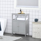 Bathroom Storage Cabinet Grey 47124825