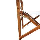 ZNTS Folding Chair Wooden Director Chair Canvas Folding Chair Folding Chair 2pcs/set populus + Canvas 58902326