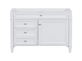 36'' Bathroom Vanity without Top Sink, Modern Bathroom Storage Cabinet with 2 Drawers and a Tip-out N710P256582K