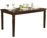 Espresso Finish Transitional Style 1pc Dining Table Oak Veneer Wood Casual Dining Room Furniture B01166418