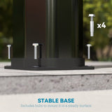 Solar heated shower 33720012