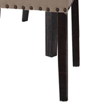 Beige and Salvage Dark Oak Upholstery Side Chair B062P189081