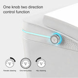Smart Toilet with Built-in Heated Seat, Tankless Toilet with Autoing, Adjustable Seat Temp, W2894P199868