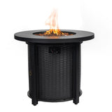 30inch Propane Round Fire Table 40000BTU Propane Fire Pit Table 95329613
