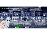 105ft Outdoor Christmas Decoration Lights,1000 LED 8 Modes Curtain Fairy Lights with 50 Drops,Plug 25561992