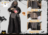 6 feet of Halloween decorations for witches with orbs 83307791