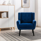 Modern Soft Velvet Material Ergonomics Accent Chair Living Room Chair Bedroom Chair Home Chair With W676P313964