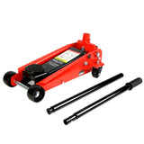 ZNTS Hydraulic trolley Low Profile and Steel Racing Floor Jack with Piston Quick Lift Pump,3Ton 58084364