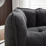 Soft Bean Bag Chair with High Resilient Foamfor living room and bedroom,Comfortable Square W1996P309482