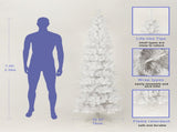 7.5 feet long artificial Christmas tree, 1000 branches, flame-retardant PVC, three-step 42007184
