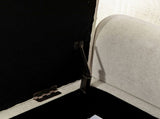 65.75" Wide Modern Upholstered Storage Bench With Double Lids 97880592