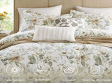 6PCS Cal King Cotton Sateen Print Oversized Comforter Set B035P341177