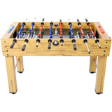 ZNTS 54-Inch Hurricane Foosball Table for Family Game Rooms with Light Cherry Finish, Analog Scoring and 20056941