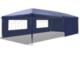 Lotto 3 x 6m Two Windows Practical Waterproof Folding Tent Blue 27523676