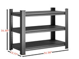 3 Tier Metal Shelves, Adjustable Height Storage Shelving Units for Home, Garage, Laundry, Den, 78714542
