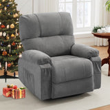 Recliner chair,360 degree rotating swing single sofa chair, equipped with soft cushion and backrest, W1521P265833