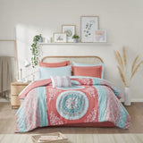 Queen Boho Comforter Set with Bed Sheets B03595825