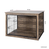Dog Crate Furniture ,Wooden Dog Crate with Double Doors, Dog Furniture, Indoor Dog Kennel, W331P225794