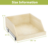 Pull Out Cabinet Organizer High Drawer 19" W x 21" D Hard Close Wood Slide Out Shelves Cabinet T3210P277233