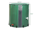 100gal PVC With Scale Rain Bucket Green 33814708
