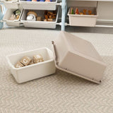 Kids Toy Storage Organizer, Toy Organizer with 2 Tier Bookshelf, Toy Storage with Shelf and 12 Toy W509P288472