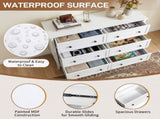White embossed finish P2 particleboard MDF, melamine surface, 120*40*80cm, framed 41810618