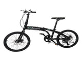 20in 150kg High Carbon Steel Foldable Commuter Bicycle Black 98173787