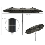 Outdoor beach umbrella /Double-sided Umbrella 41808004