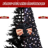 7.5 FT Pre-lit Artificial Christmas Tree, Hinged Xmas Pine Tree with 1350 Branch Tips, 400 Lights 78756924