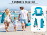 2 Folding Beachs Portable Foldable Beach with Carry Bag, 5.5lbs Lightweight Camping 45760766