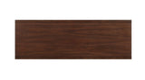 Sofa Table with Drawers Brown Finish Living Room Furniture 1pc B011P289737