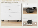 Bathroom Storage Cabinet-White 82931240