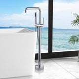 ZNTS Freestanding Bathtub Faucet with Hand Shower W1533122424